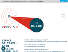 Tablet Screenshot of lephare-limoges.com
